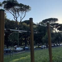 Calisthenics Park at Via di Valle delle Camene, Roma - thumbnail 5