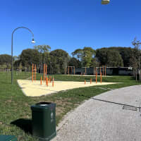 Area fitness all'aperto — Gym