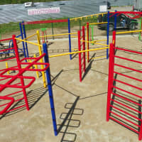 Calisthenics Park at Окопный переулок, городской округ Новосибирск - thumbnail 5