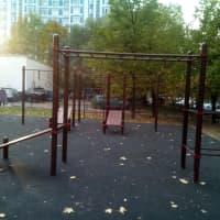 Calisthenics Park at улица Крылатские Холмы, Москва #wp2155 - thumbnail 2