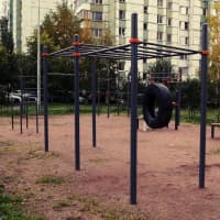 Calisthenics Park at проспект Маршала Жукова, Санкт-Петербург - thumbnail 5