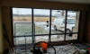 complete living rm glass replacement on wood framed window