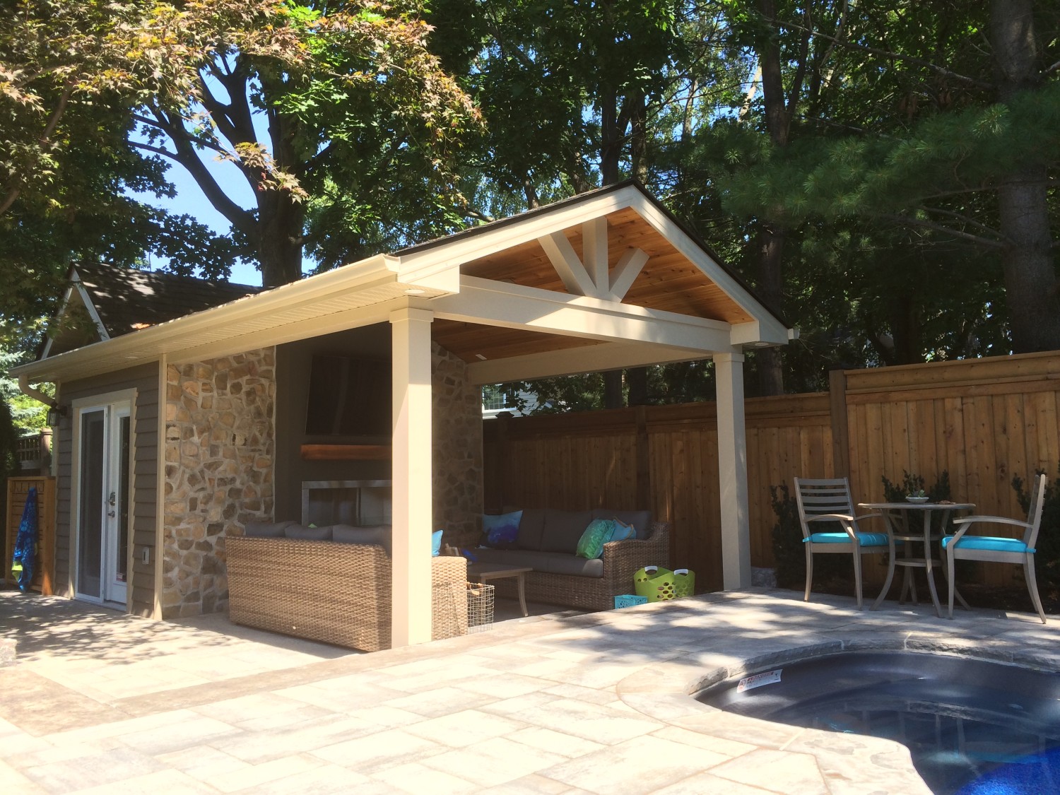 Pool cabanas &amp; sheds | Genesis Woodworks | Burlington and 
