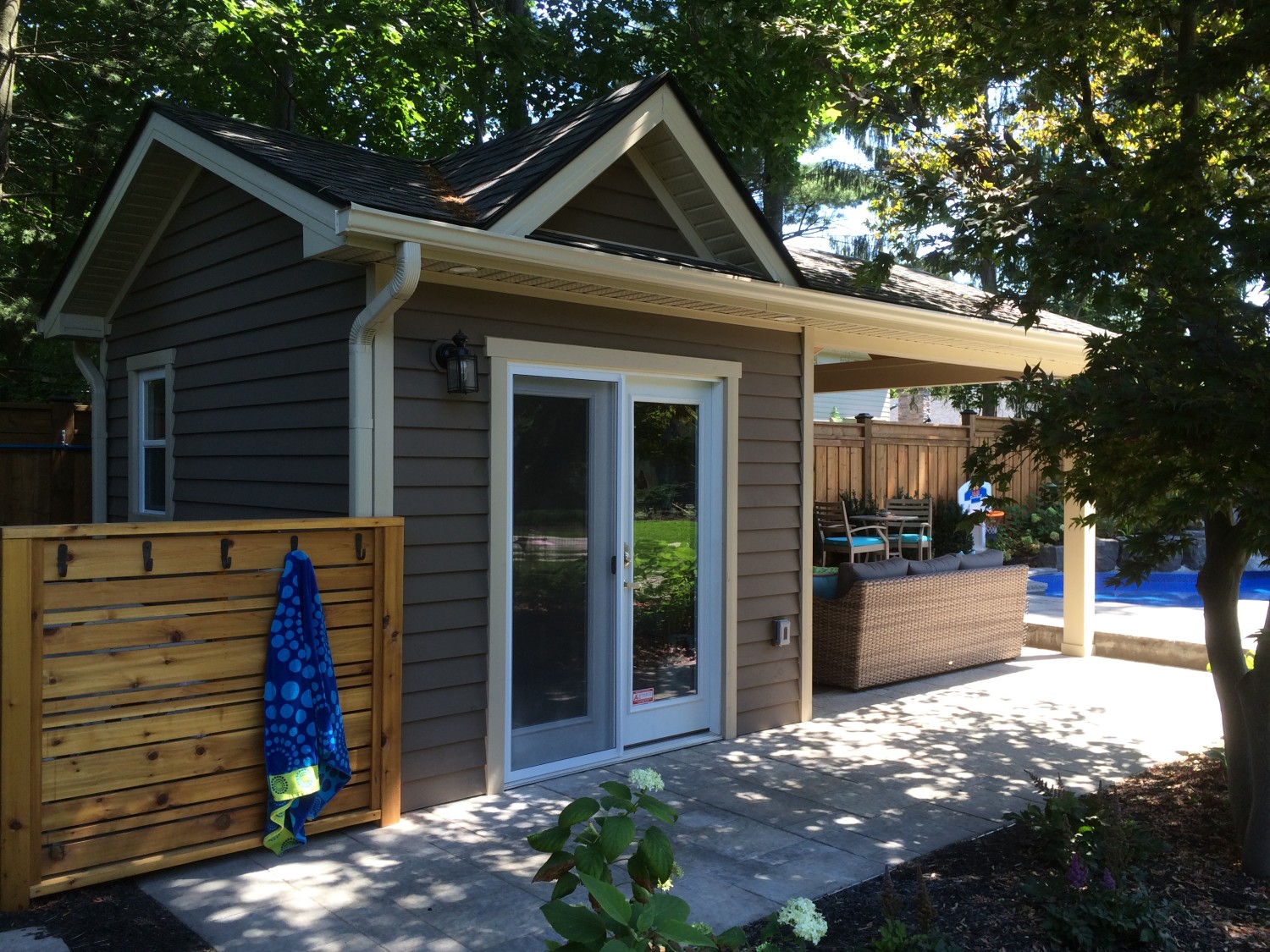 Pool cabanas & sheds Genesis Woodworks Burlington and surrounding areas