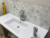 Tile backsplash