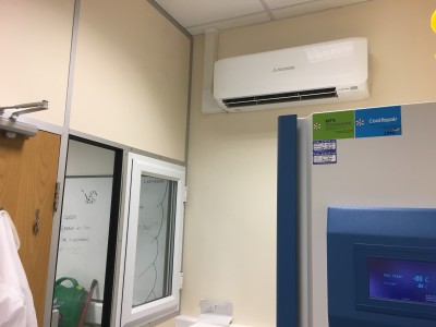 Lab air conditioning installation Coventry.