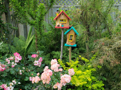 Birdhouses by L'Art Verre