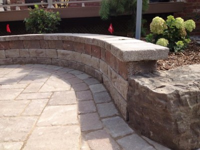 Natural Stone creates soft textures when used in any landscape project.