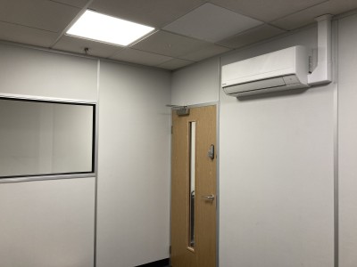 Meeting room office air conditioner installation Wolverhampton West Midlands.