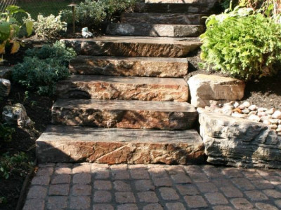 Natural stone is the perfect solution for stairs