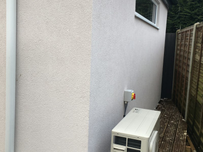 Home Garden Room Air Conditioning heat pump installation Stone Staffordshire with 0% vat.