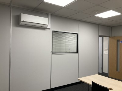 Office Air conditioning unit installation Stoke on Trent Staffordshire