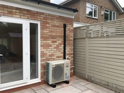 Residential Air Con unit fitted Wollaston Stourbridge West Midlands.