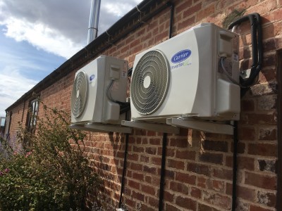 Rural Heat Pump Installation, Staffordshire, England