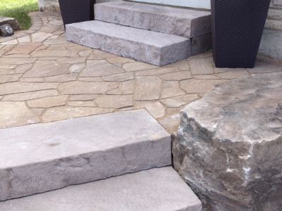 Enhance your backyard project with natural armour stone