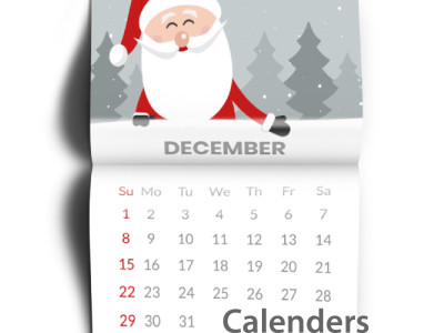 Wall calendars are a marketing tool that will be visible to clients all year long.