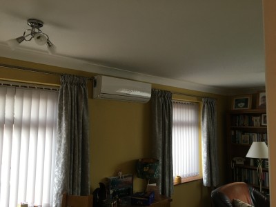 Living room home Air conditioning heat pumps installed with 0% vat