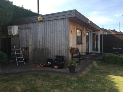 Garden room air con fitted Claverley Shropshire