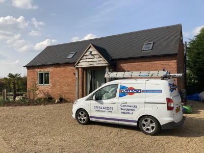 Cottage Air conditioner heat pump installation Codsall Staffordshire with0% vat.