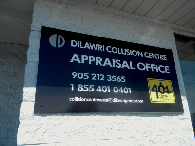 Exterior Composite Wall Sign