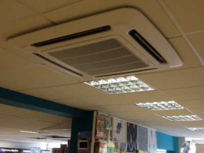 Retail Shop Commercial Air Conditioning Installs.