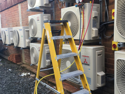 Mitsubishi air conditioning maintenance Wolverhampton West Midlands.