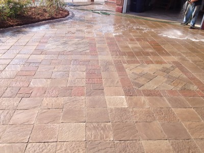 Finding the right hardscape materials for your driveway from Tech-Bloc creates that welcoming feeling  when you arrive home.