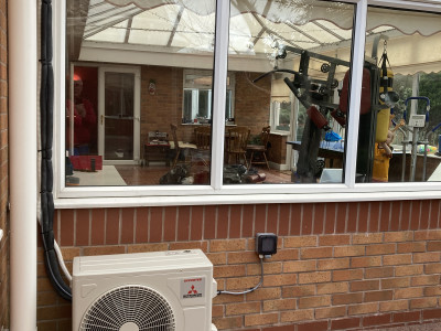 Conservatory air con fitted Great  Wyrley Staffordshire