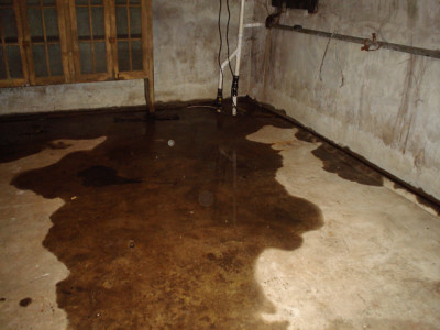 Leaky basement repairs