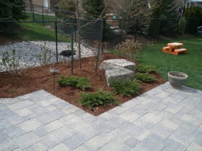 Spring cleanup and mulching