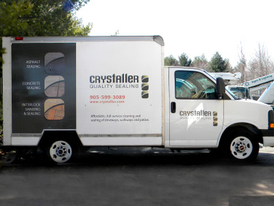 Cube van graphics.