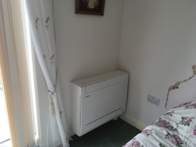 Floor mount bedroom air conditioner installed Bridgnorth from £1495.