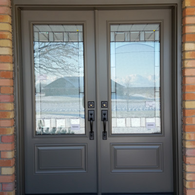 Double Doors with 3/4 lite