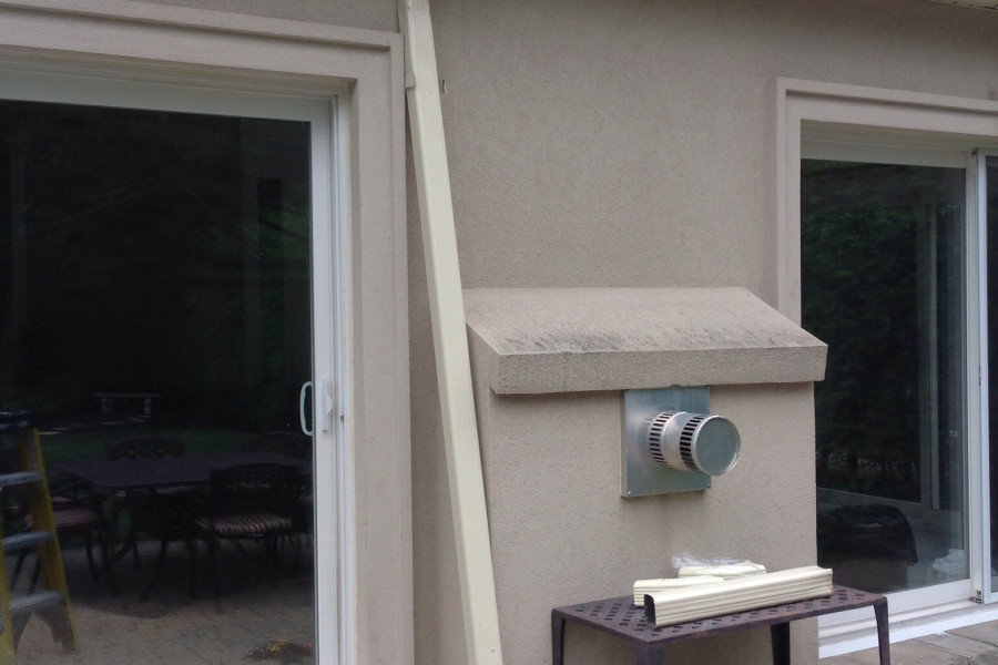 Eavestrough and downspout repair