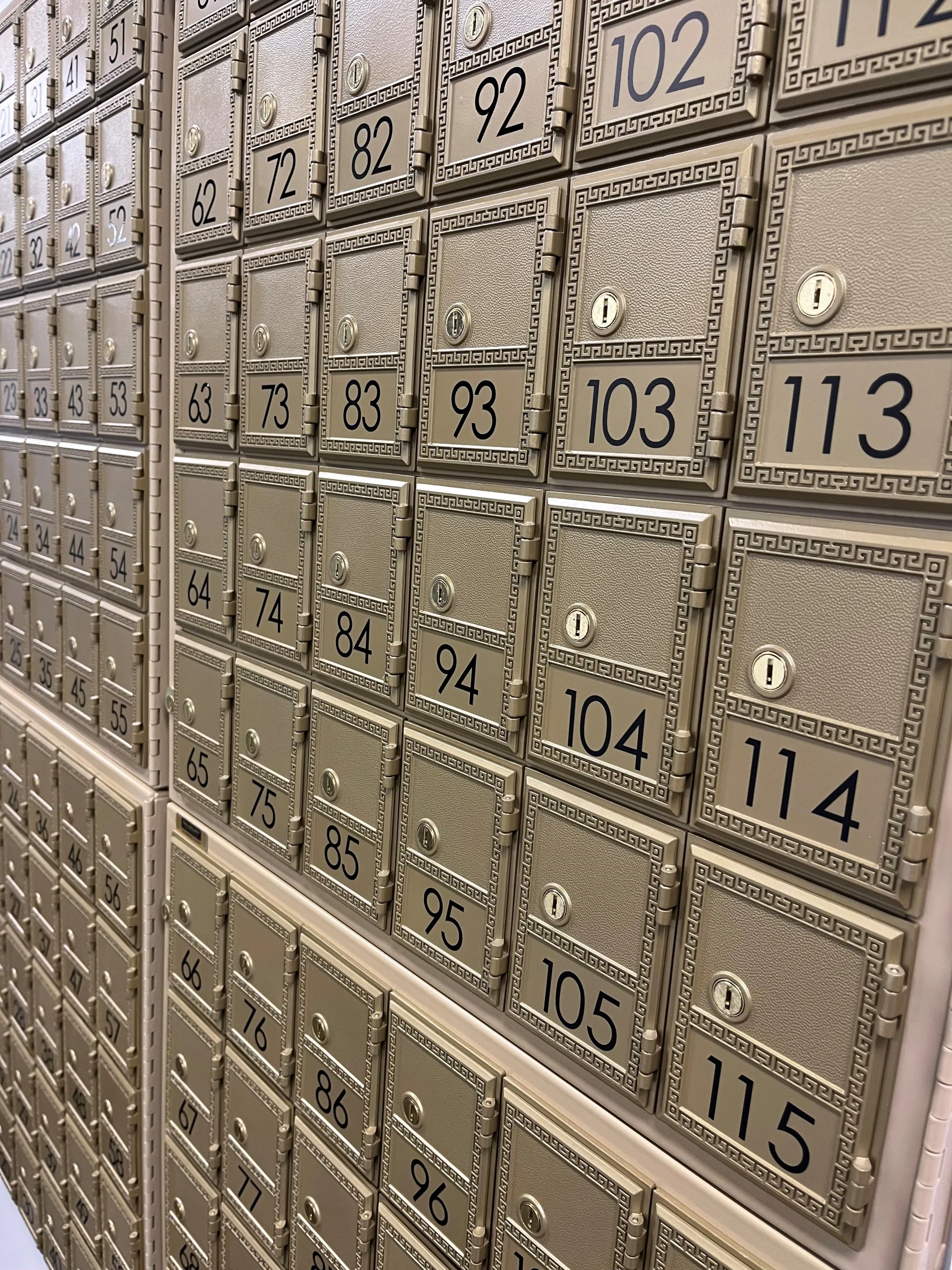 Mail room at 3480 Preston Ridge Road, Suite 500