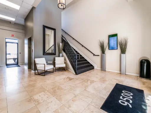 Lobby at Lucid Private Offices Keller / Fort Worth Alliance