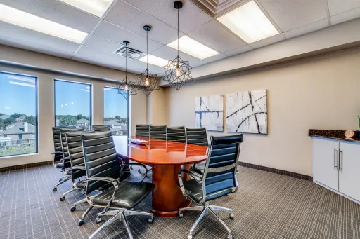 Boardroom at Lucid Private Offices Keller / Fort Worth Alliance