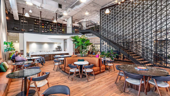 Coworking lobby