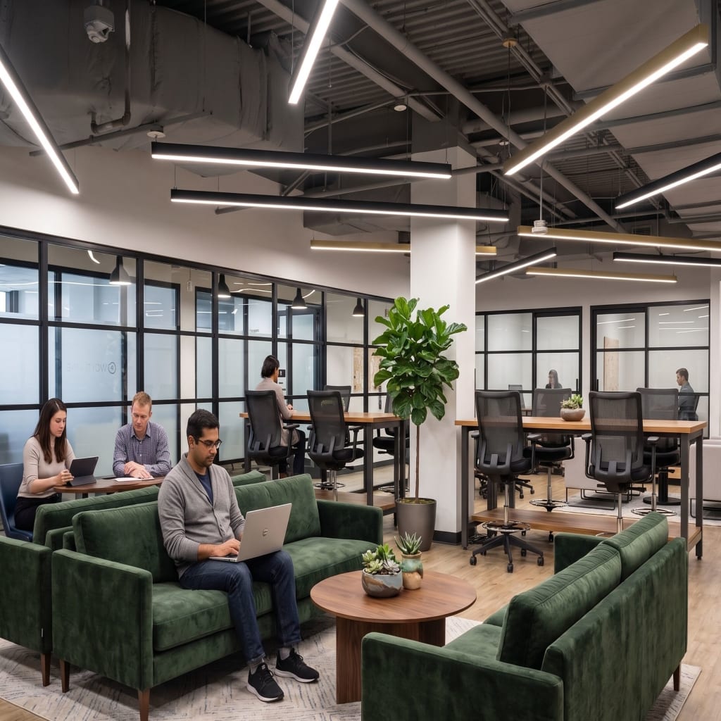 Office workspace lounge