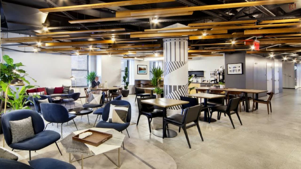 Coworking lounge