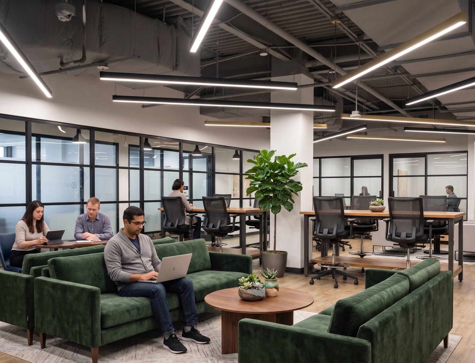 Office workspace lounge