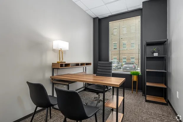 Private meeting room at Lucid Private Offices Southlake Town Square with modern furnishings and natural light.