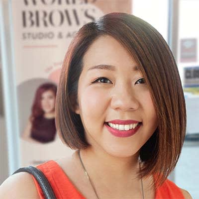 world brows studio academy customer on page photo ph1 - World Brows Studio & Academy Ombree eyebrows plus lips blushing - World Brows Studio & Academy