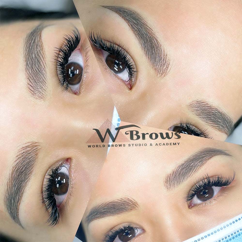 nano-hairstroke-with-ombre-combo-patient-ph13 Eyebrows Nano Hair Stroke or Nanoblading - World Brows Studio & Academy