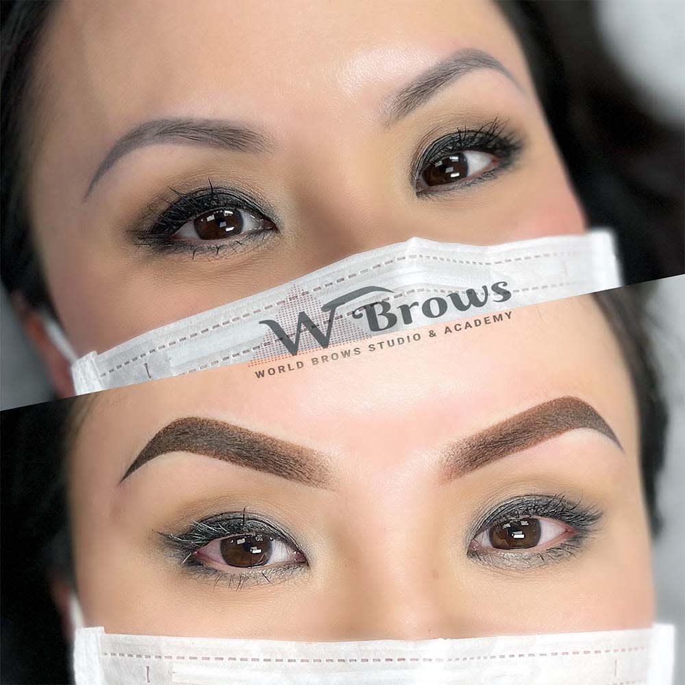 ombre powder shading world brows studio academy ph 12 - World Brows Studio & Academy