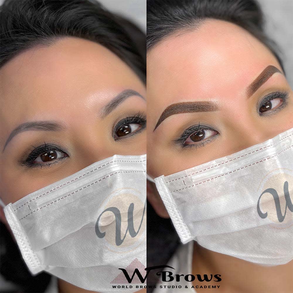 ombre powder shading world brows studio academy ph 9 - World Brows Studio & Academy