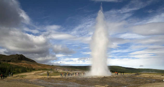 Geysir y los Geisers en Islandia