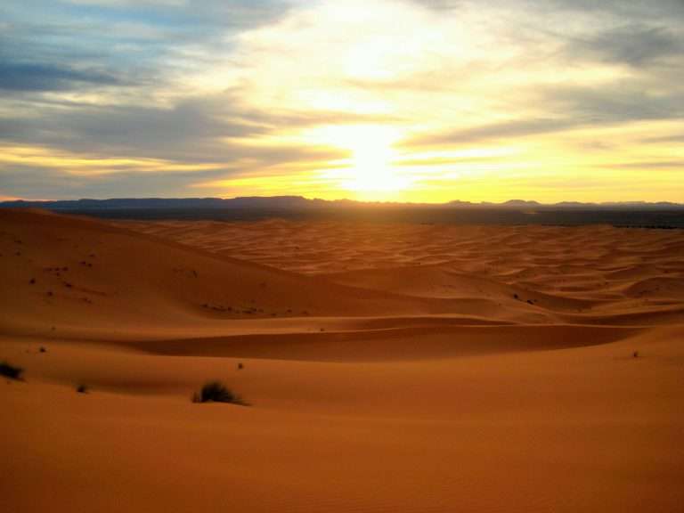 Las doradas dunas de Merzouga: el Erg Chebbi