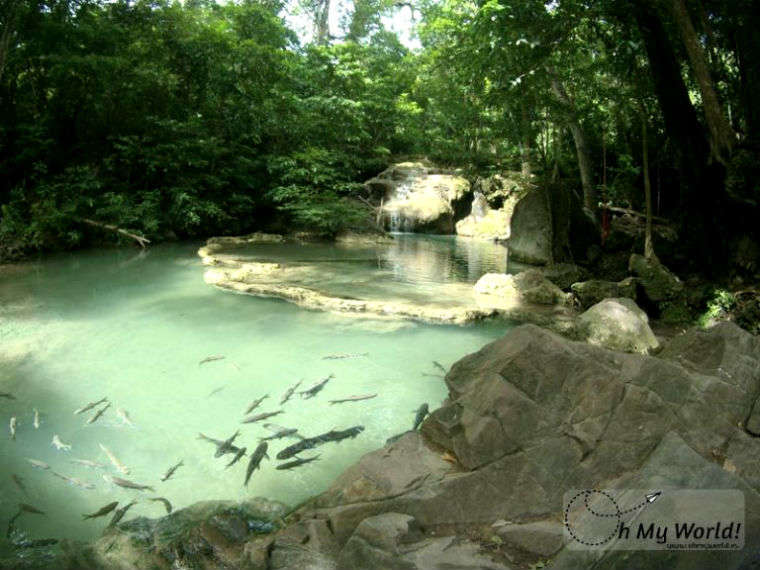 Kanchanaburi y el parque nacional de Erawan
