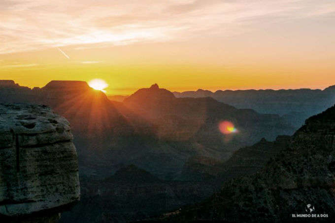 Visitar el Gran Cañón en un día (y ver el amanecer más espectacular)
